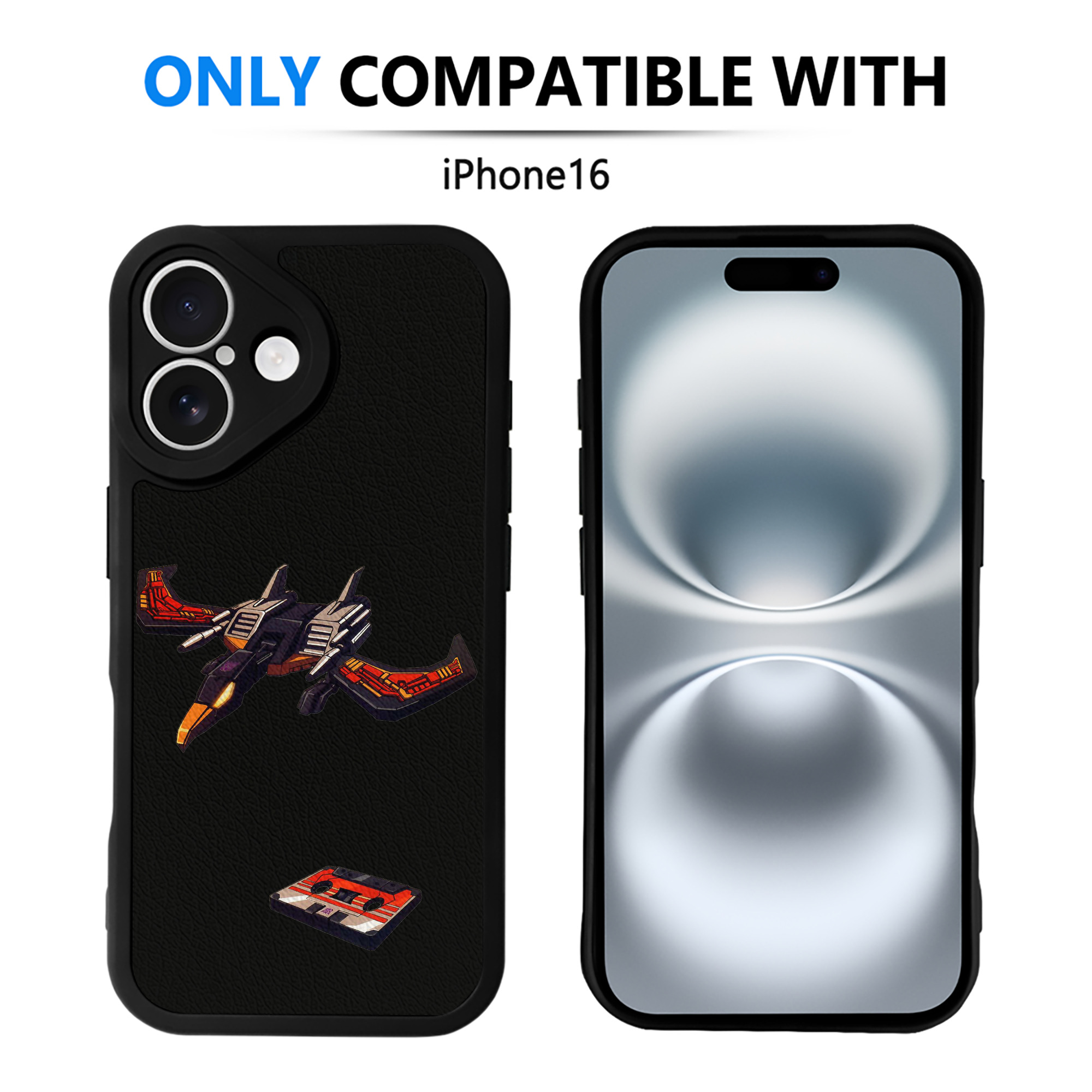（画像用）  【iPhone 16シリーズ対応】シリコンスマホケース（レザー調） 材質：シリコン